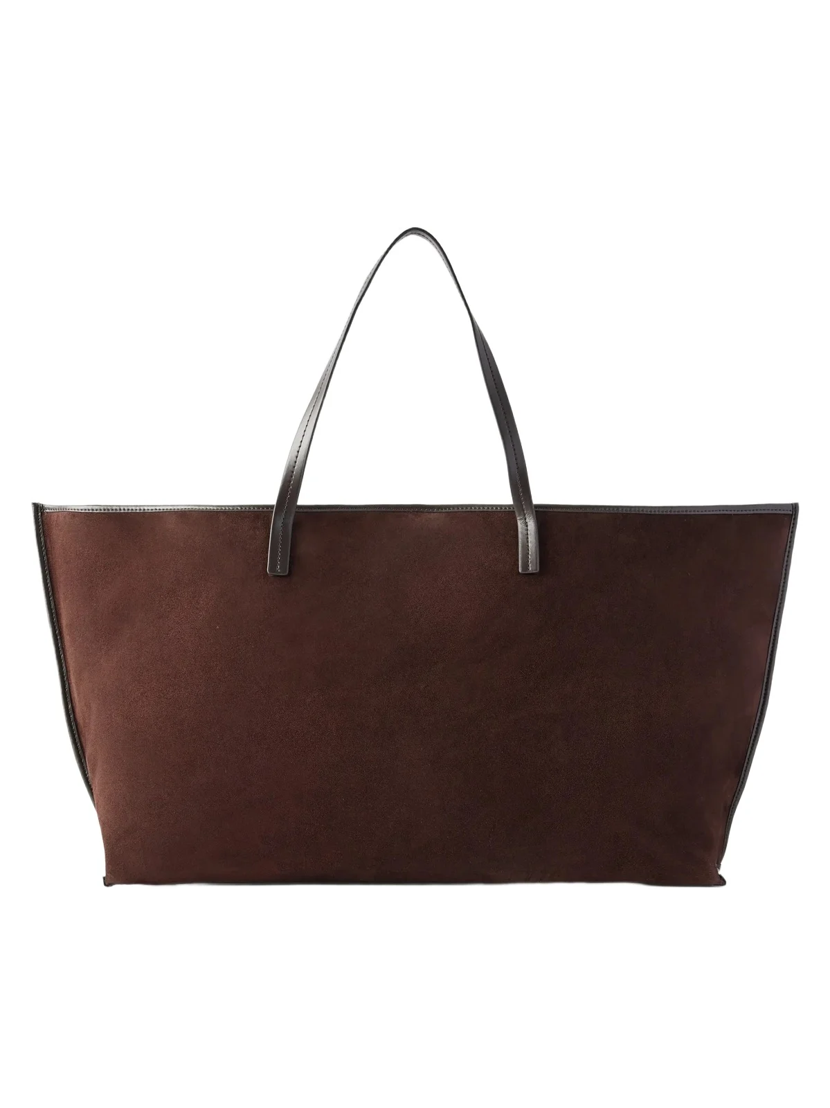 Christos Large Leather-trimmed Suede Tote Bag
