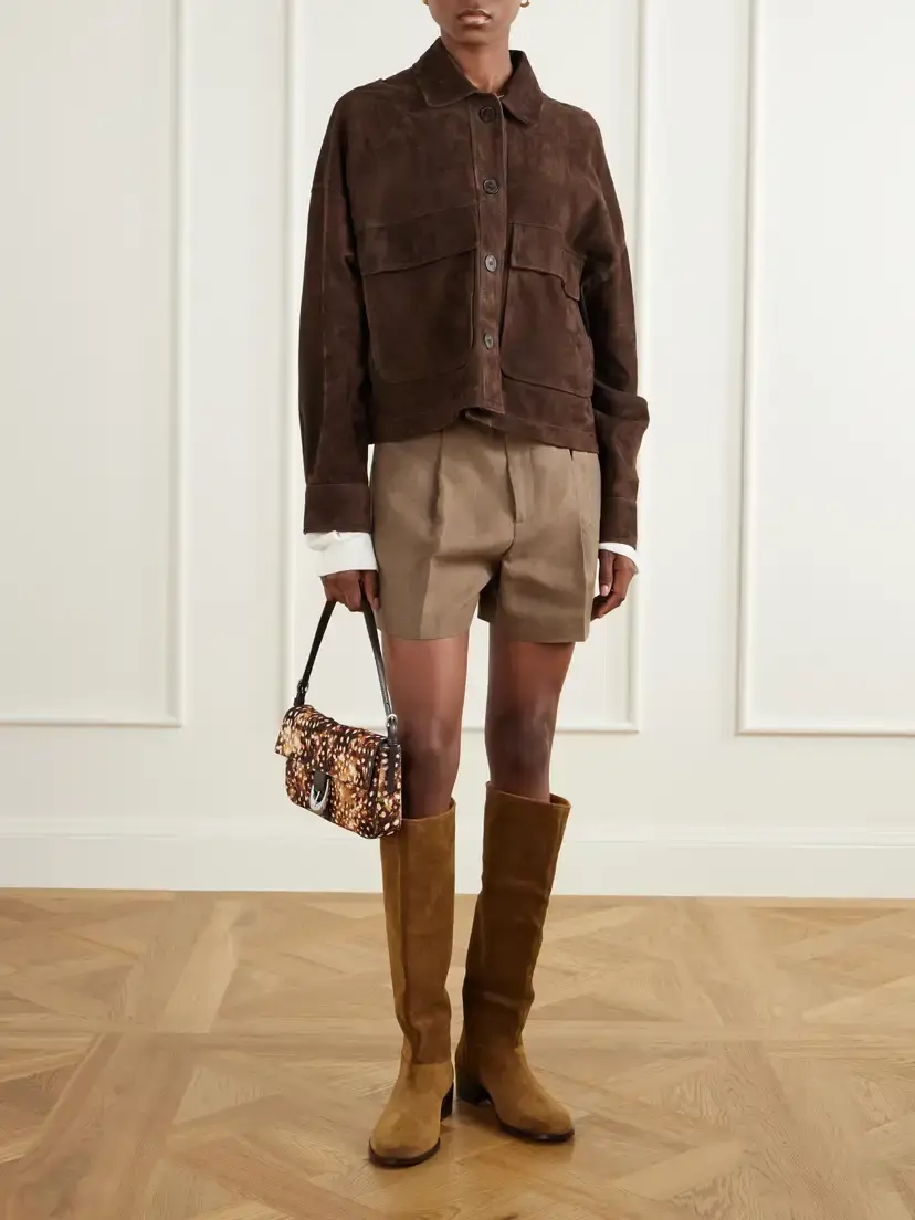 Staud Indie Slouch Suede Knee Boots | Thumbnail 4 Staud Indie Slouch Suede Knee Boots | Thumbnail 4