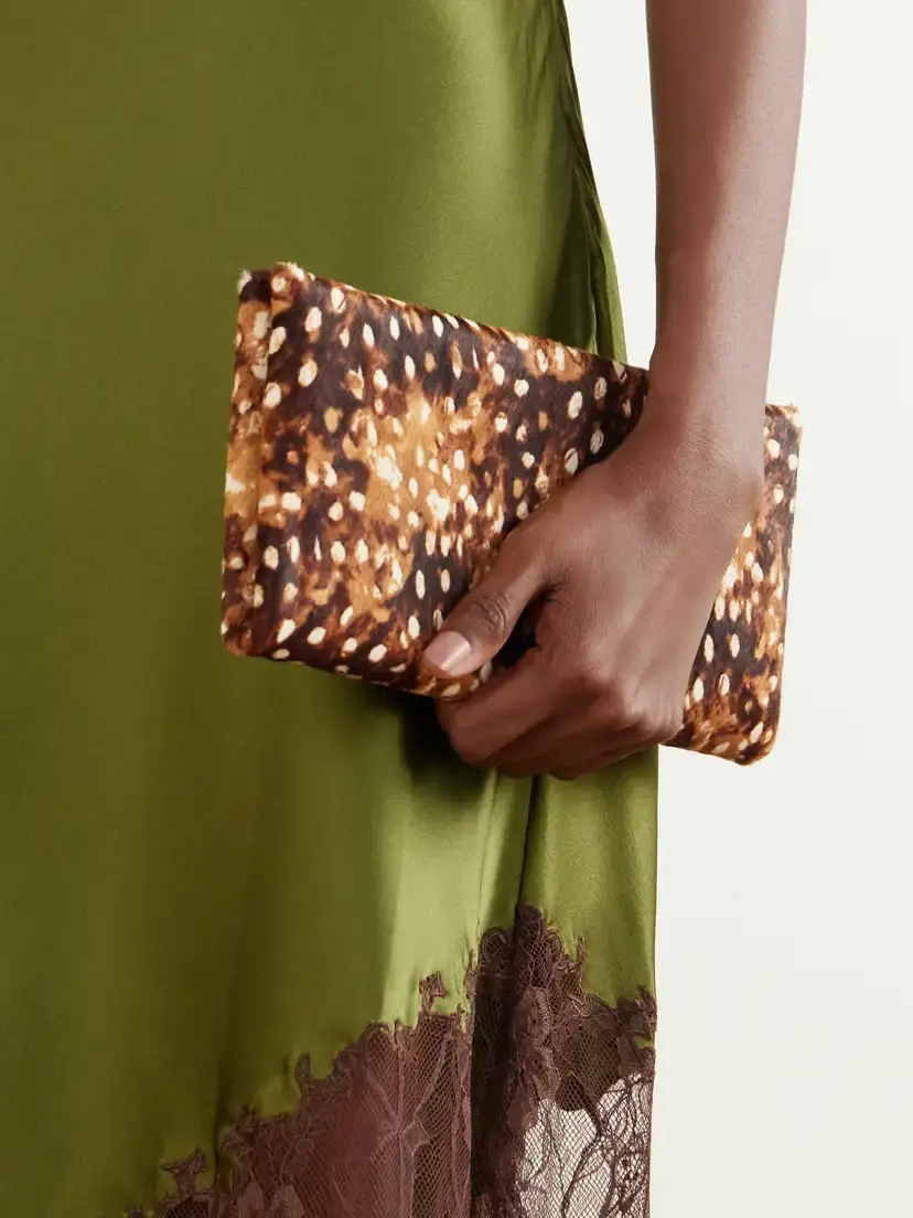 Staud Muse Animal-print Calf Hair Clutch | Thumbnail 2 Staud Muse Animal-print Calf Hair Clutch | Thumbnail 2