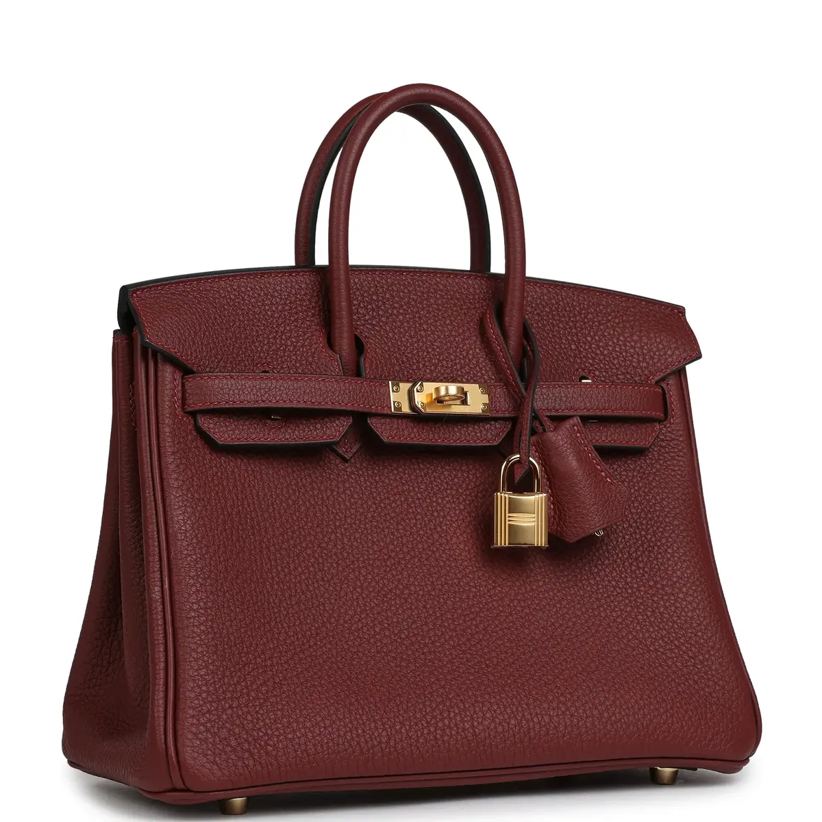 HERMÈS Hermes Birkin 25 Rouge H Togo Gold Hardware | Thumbnail 2