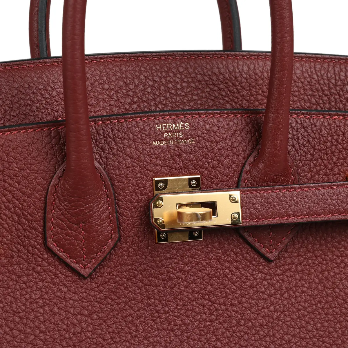 HERMÈS Hermes Birkin 25 Rouge H Togo Gold Hardware | Thumbnail 7
