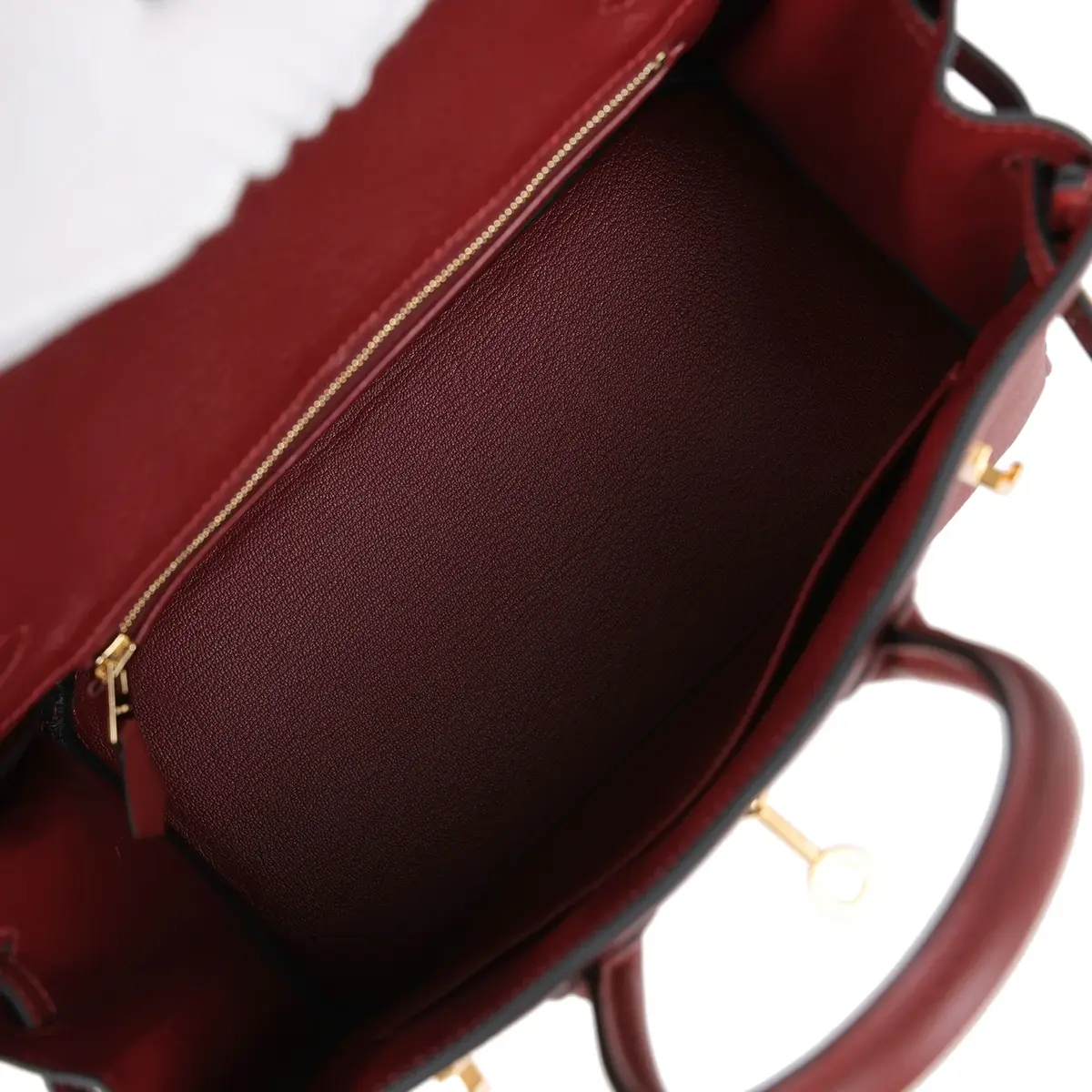 HERMÈS Hermes Birkin 25 Rouge H Togo Gold Hardware | Thumbnail 9