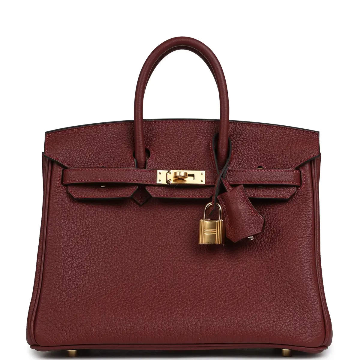 HERMÈS Hermes Birkin 25 Rouge H Togo Gold Hardware | Image 1 HERMÈS Hermes Birkin 25 Rouge H Togo Gold Hardware | Image 1