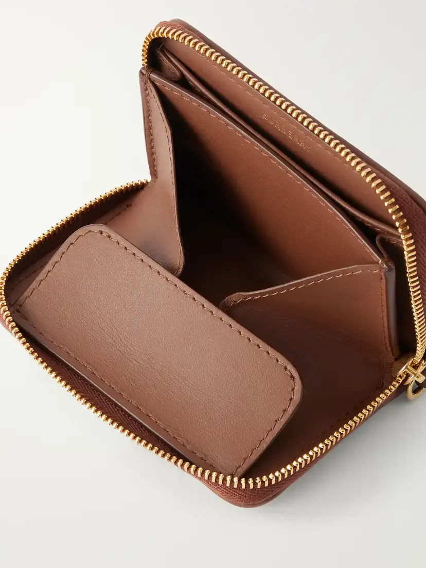 Burberry Checked Leather-trimmed Wallet | Thumbnail 4