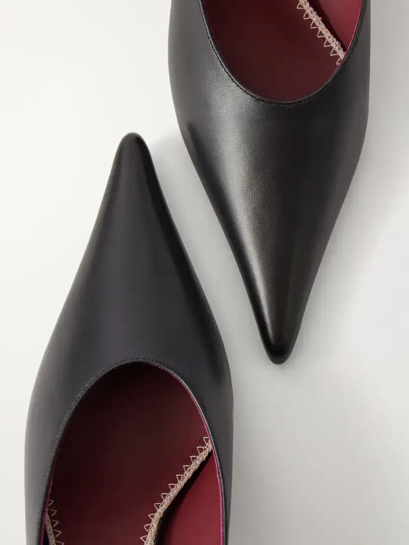 Magda Butrym Leather Mules | Thumbnail 5