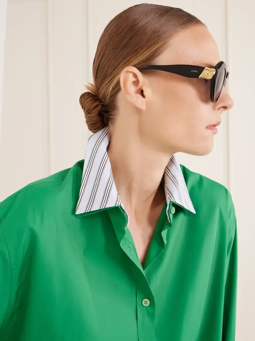 Loewe Coil Cat-eye Acetate Sunglasses | Thumbnail 5