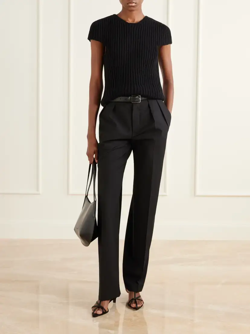Jil Sander Ribbed Wool Blouse | Thumbnail 2