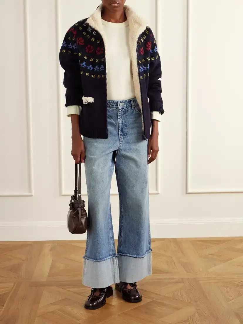 Sea Zayna Frayed High-waisted Wide-leg Jeans | Thumbnail 2 Sea Zayna Frayed High-waisted Wide-leg Jeans | Thumbnail 2