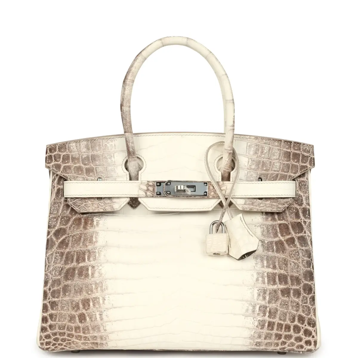 HERMÈS Hermes Birkin 30 Himalaya Niloticus Crocodile Palladium Hardware | Image 1 HERMÈS Hermes Birkin 30 Himalaya Niloticus Crocodile Palladium Hardware | Image 1