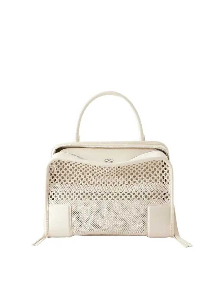 Loewe Amazona 180 Logo-embossed Leather Tote | Image 1 Loewe Amazona 180 Logo-embossed Leather Tote | Image 1