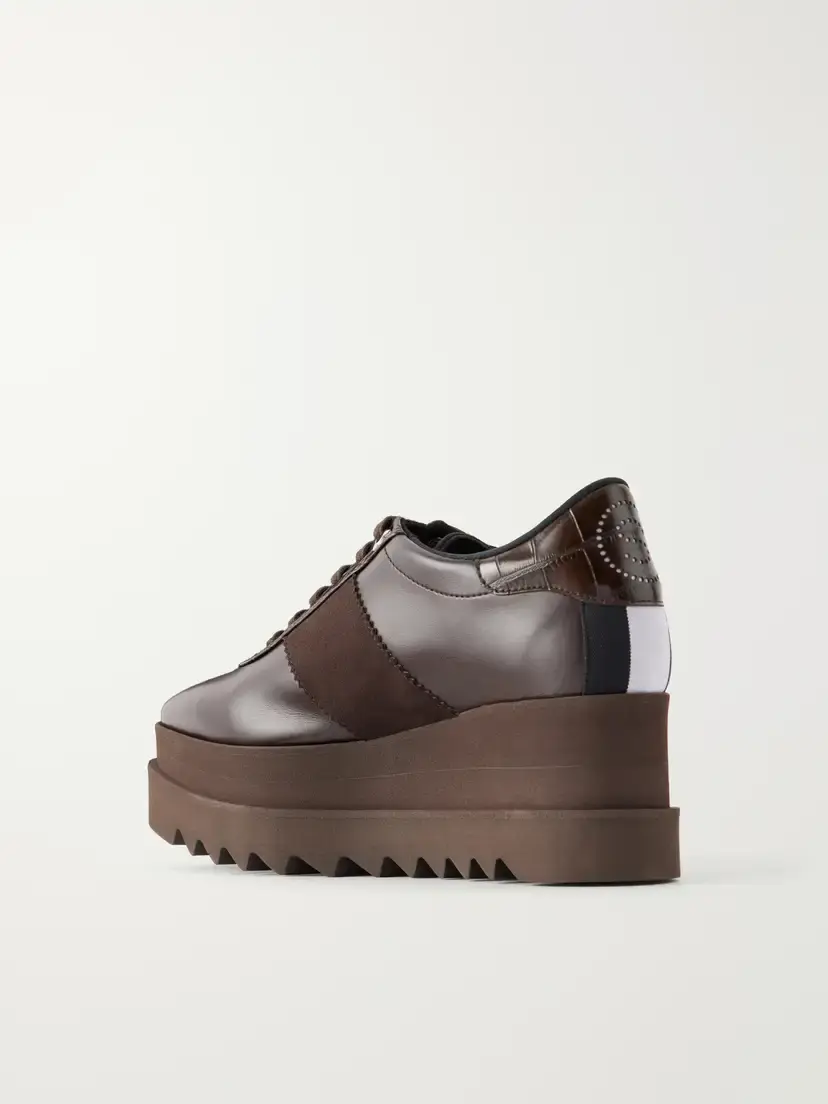 Stella McCartney Snake-effect Leather Sneakers | Thumbnail 3