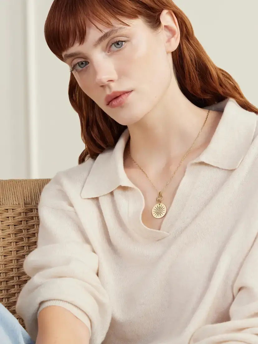 Diane Kordas Vergina Sun Nomad 14-karat Gold Pendant Necklace | Thumbnail 2 Diane Kordas Vergina Sun Nomad 14-karat Gold Pendant Necklace | Thumbnail 2