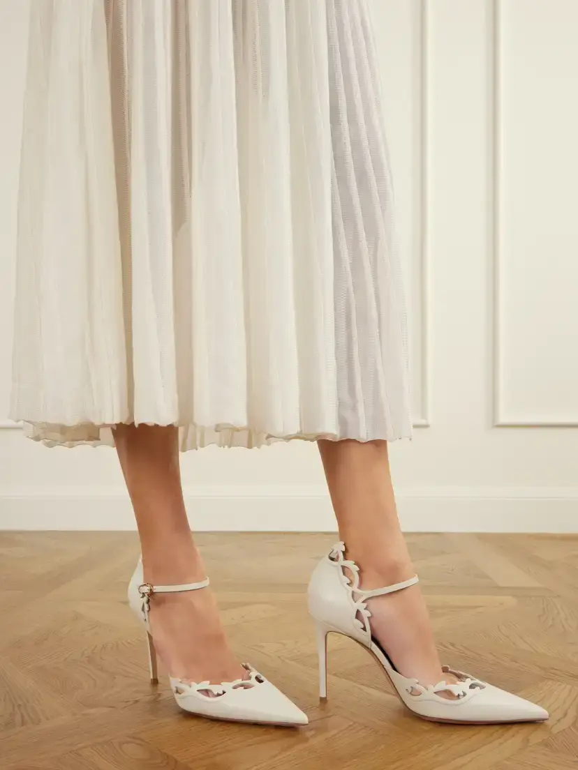 Gianvito Rossi 95 Leather Pumps | Thumbnail 2 Gianvito Rossi 95 Leather Pumps | Thumbnail 2