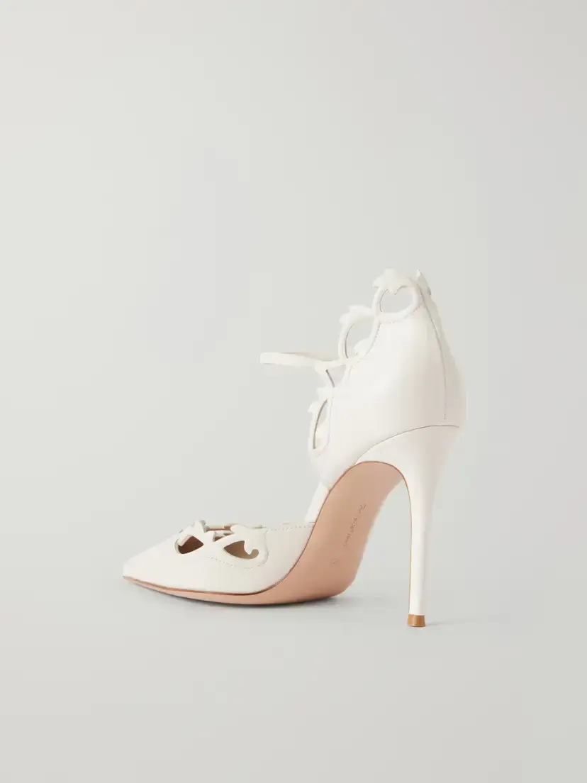 Gianvito Rossi 95 Leather Pumps | Thumbnail 3 Gianvito Rossi 95 Leather Pumps | Thumbnail 3
