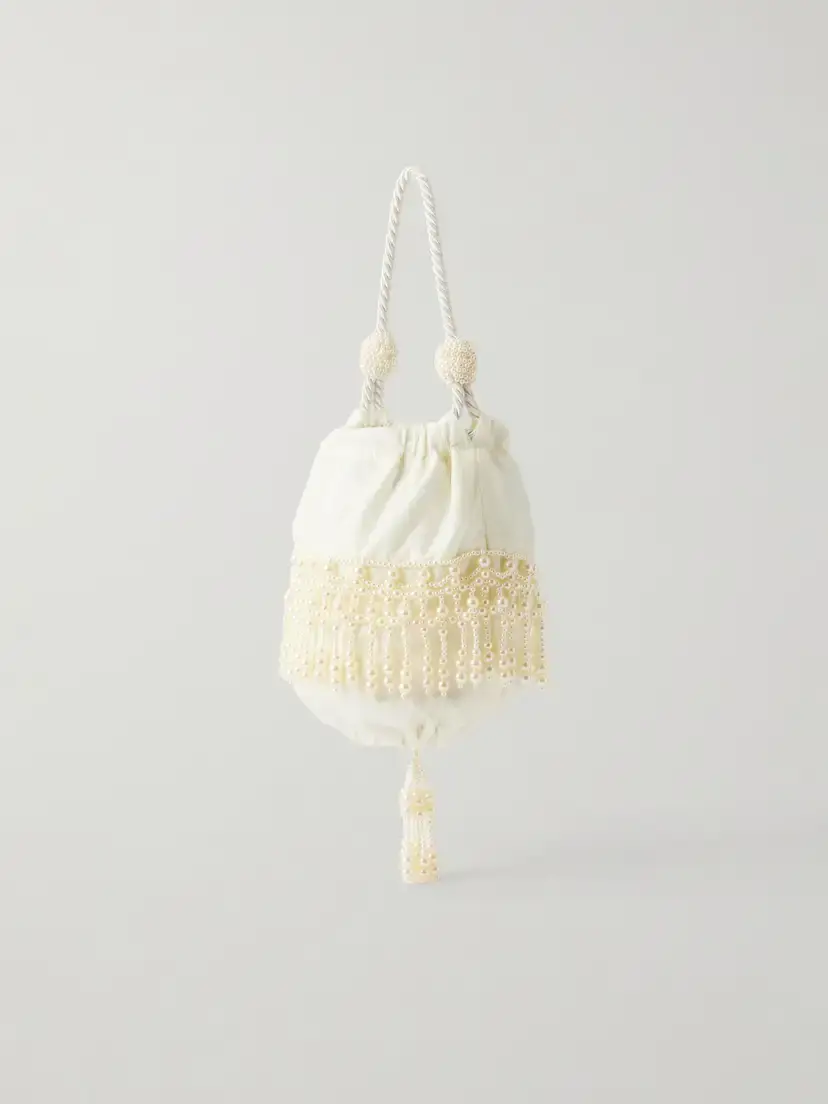 Sea Carlotta Bead-embellished Shell Clutch | Thumbnail 4