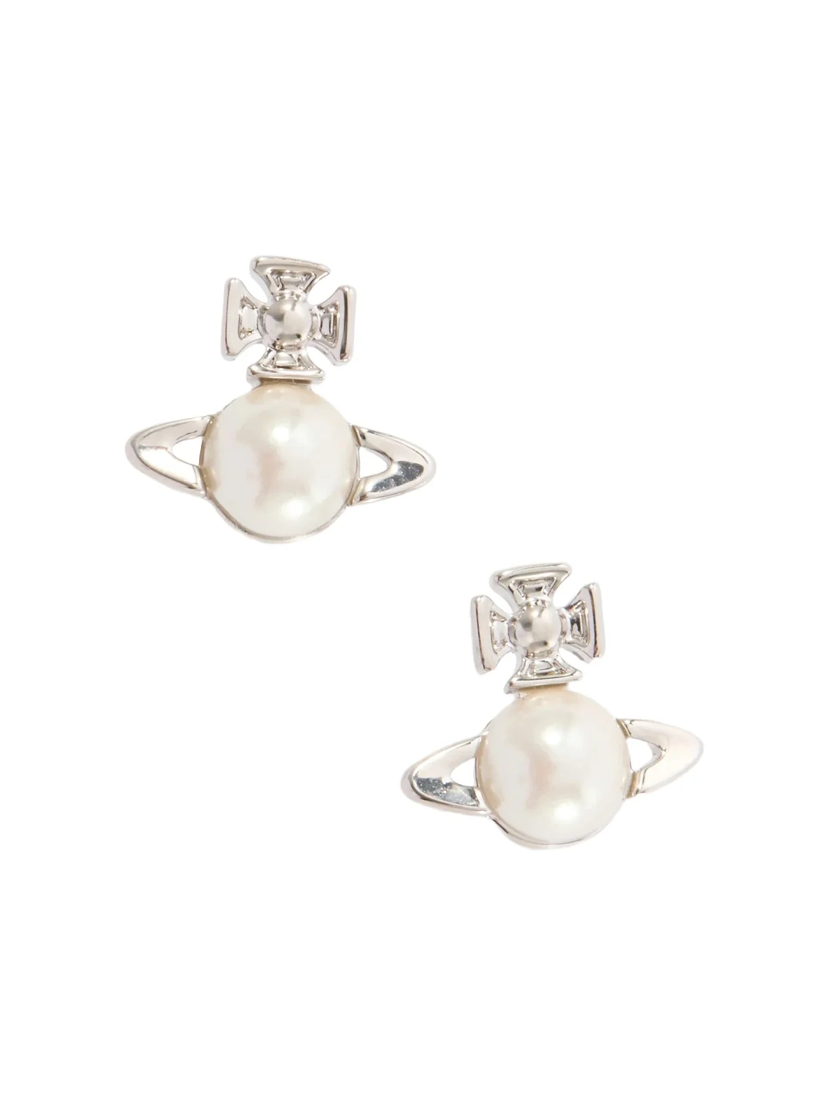 Vivienne Westwood Balbina Silver-tone And Bead Earrings