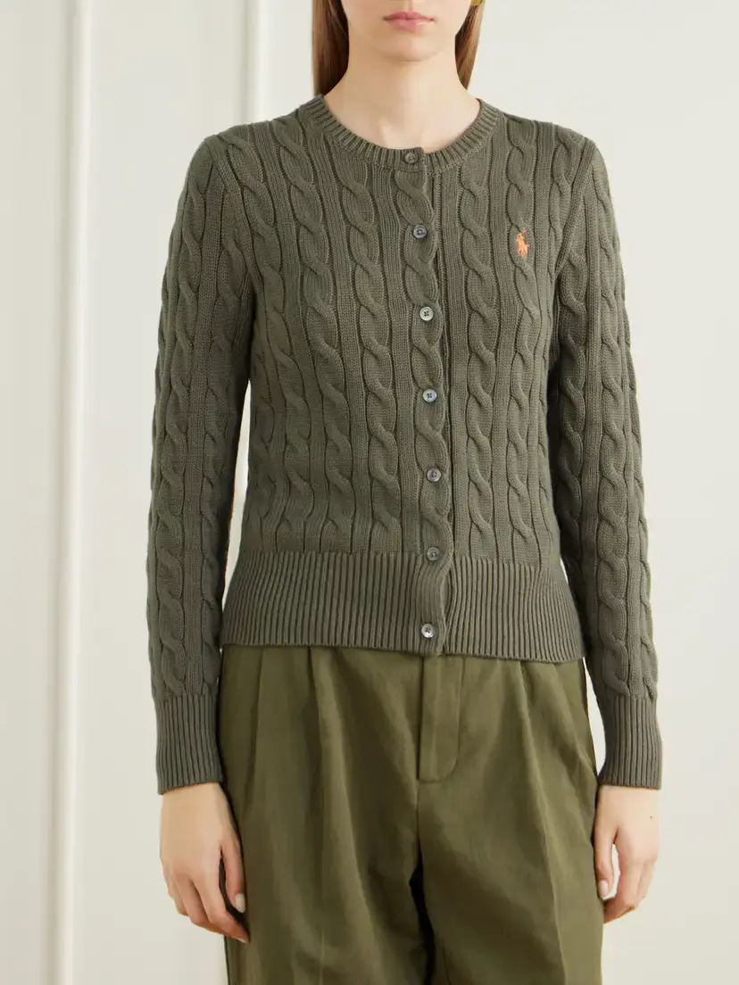Polo Ralph Lauren Cable-knit Cotton Cardigan | Thumbnail 3 Polo Ralph Lauren Cable-knit Cotton Cardigan | Thumbnail 3