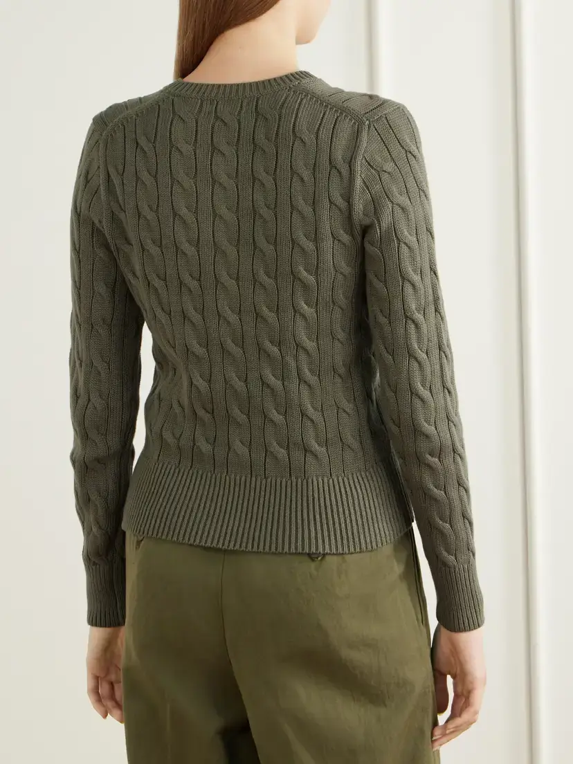Polo Ralph Lauren Cable-knit Cotton Cardigan | Thumbnail 4 Polo Ralph Lauren Cable-knit Cotton Cardigan | Thumbnail 4