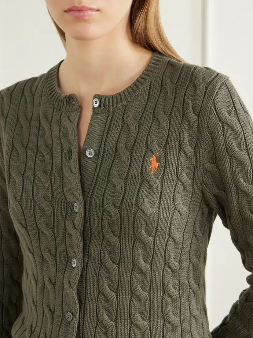 Polo Ralph Lauren Cable-knit Cotton Cardigan | Thumbnail 5 Polo Ralph Lauren Cable-knit Cotton Cardigan | Thumbnail 5