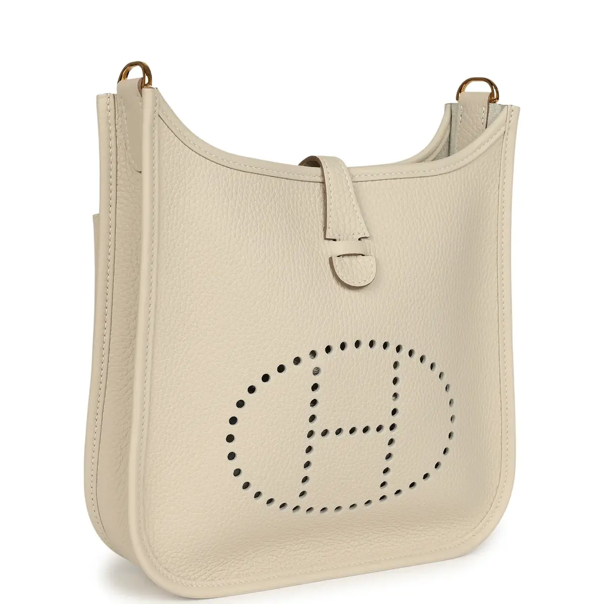 HERMÈS Hermes Evelyne 23 Craie Clemence Gold Hardware | Thumbnail 2