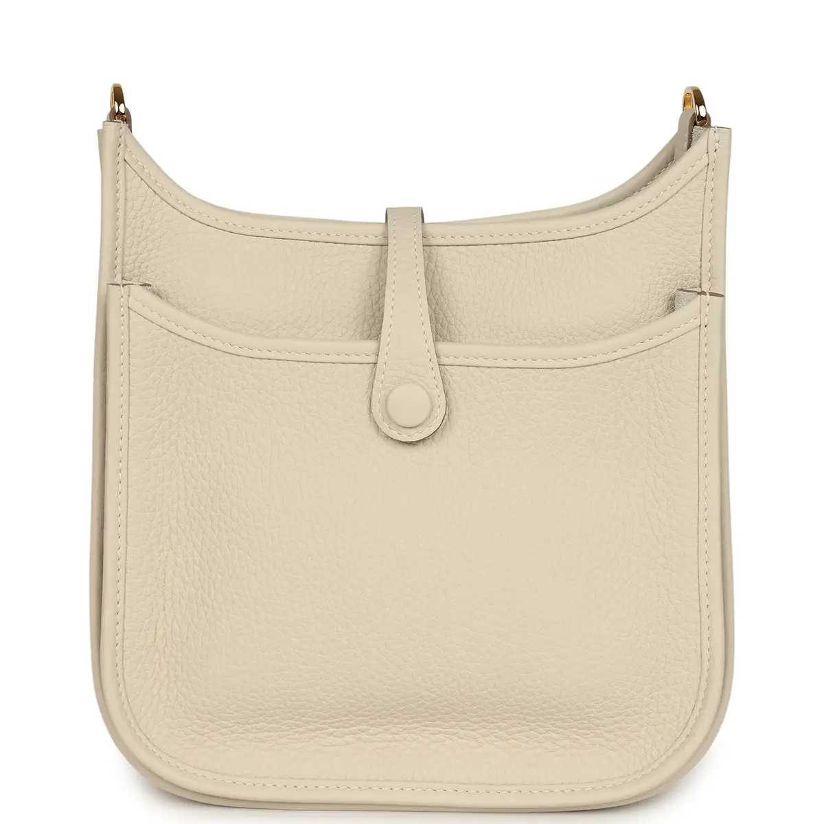 HERMÈS Hermes Evelyne 23 Craie Clemence Gold Hardware | Thumbnail 4
