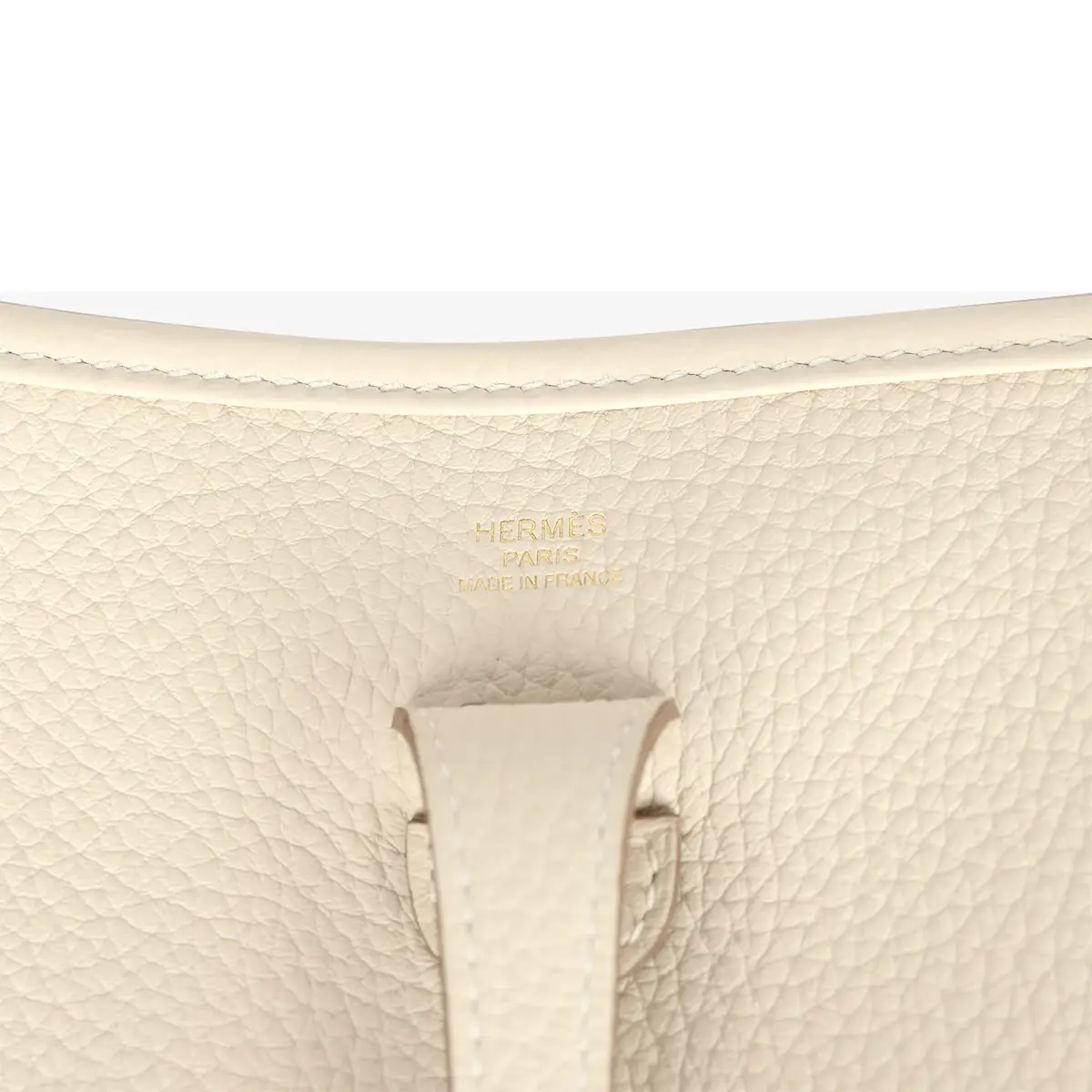 HERMÈS Hermes Evelyne 23 Craie Clemence Gold Hardware | Thumbnail 7