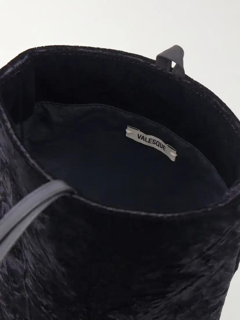 Valesque Bundle Leather-trimmed Velvet Clutch | Thumbnail 6