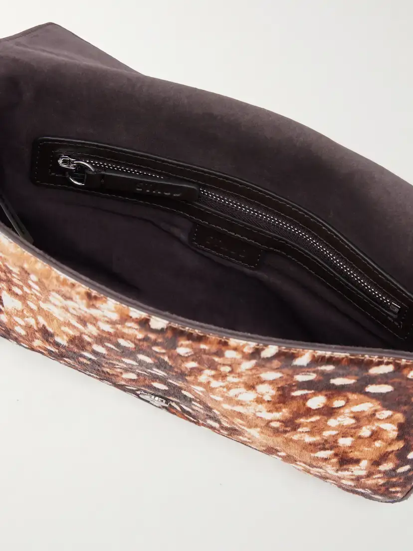 Staud Harlow Animal-printed Calf Hair Shoulder Bag | Thumbnail 6 Staud Harlow Animal-printed Calf Hair Shoulder Bag | Thumbnail 6