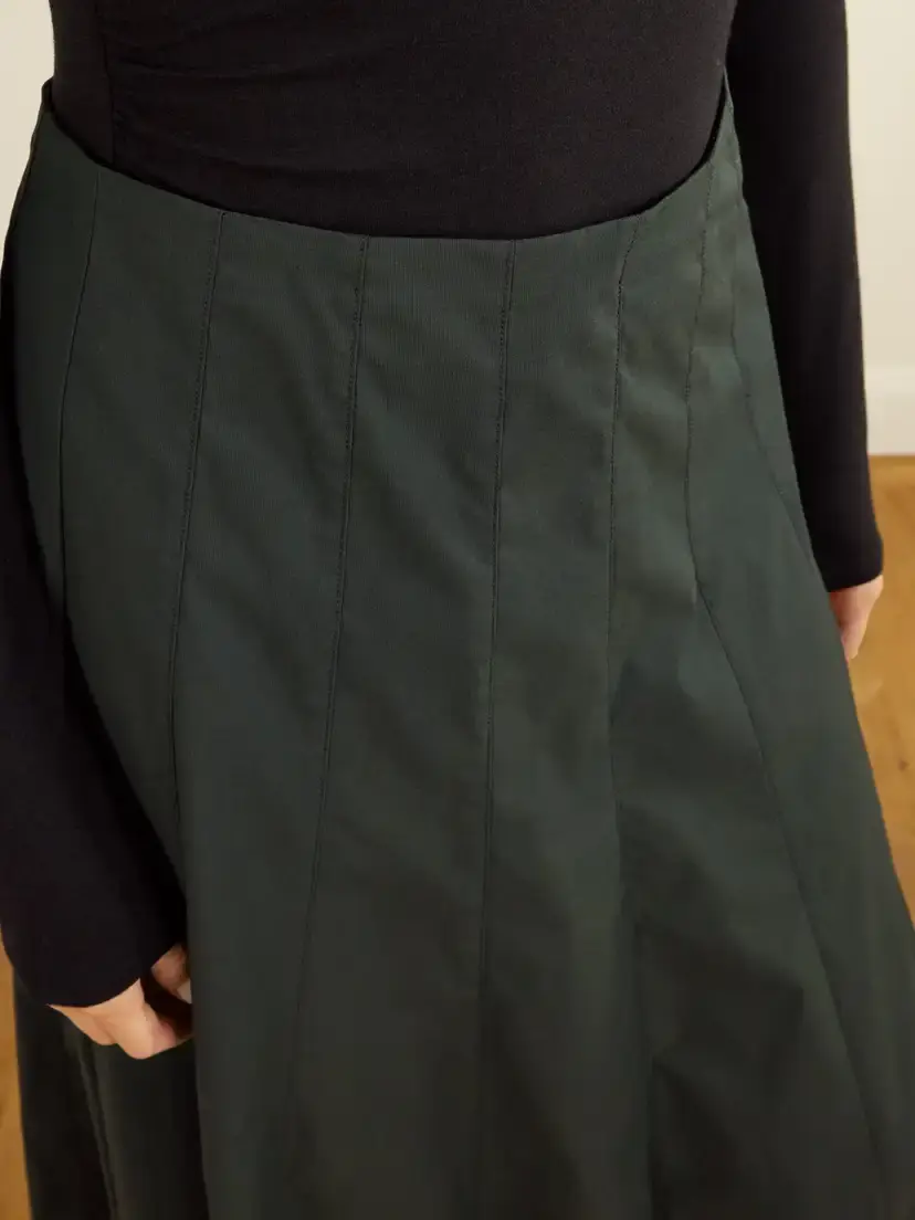 Proenza Schouler White Label Heidi Stretch Cotton-blend Midi Skirt | Thumbnail 4
