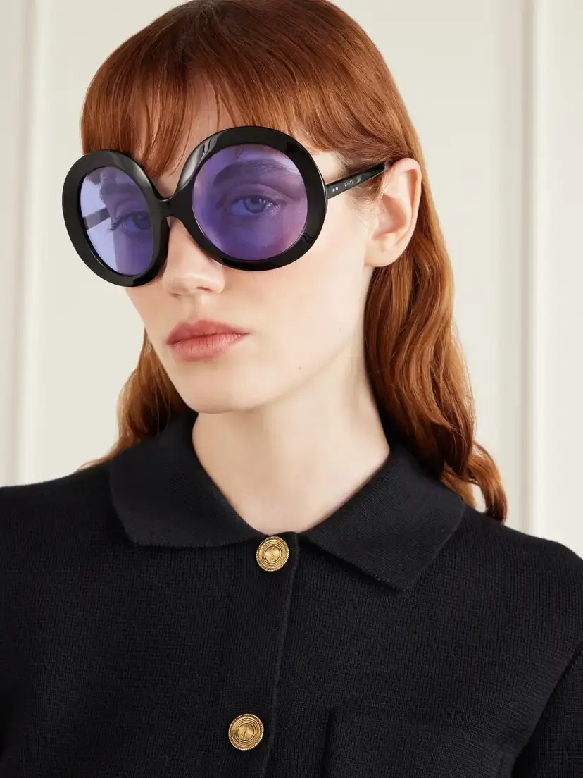 CELINE Eyewear Round-frame Acetate Sunglasses | Thumbnail 2 CELINE Eyewear Round-frame Acetate Sunglasses | Thumbnail 2