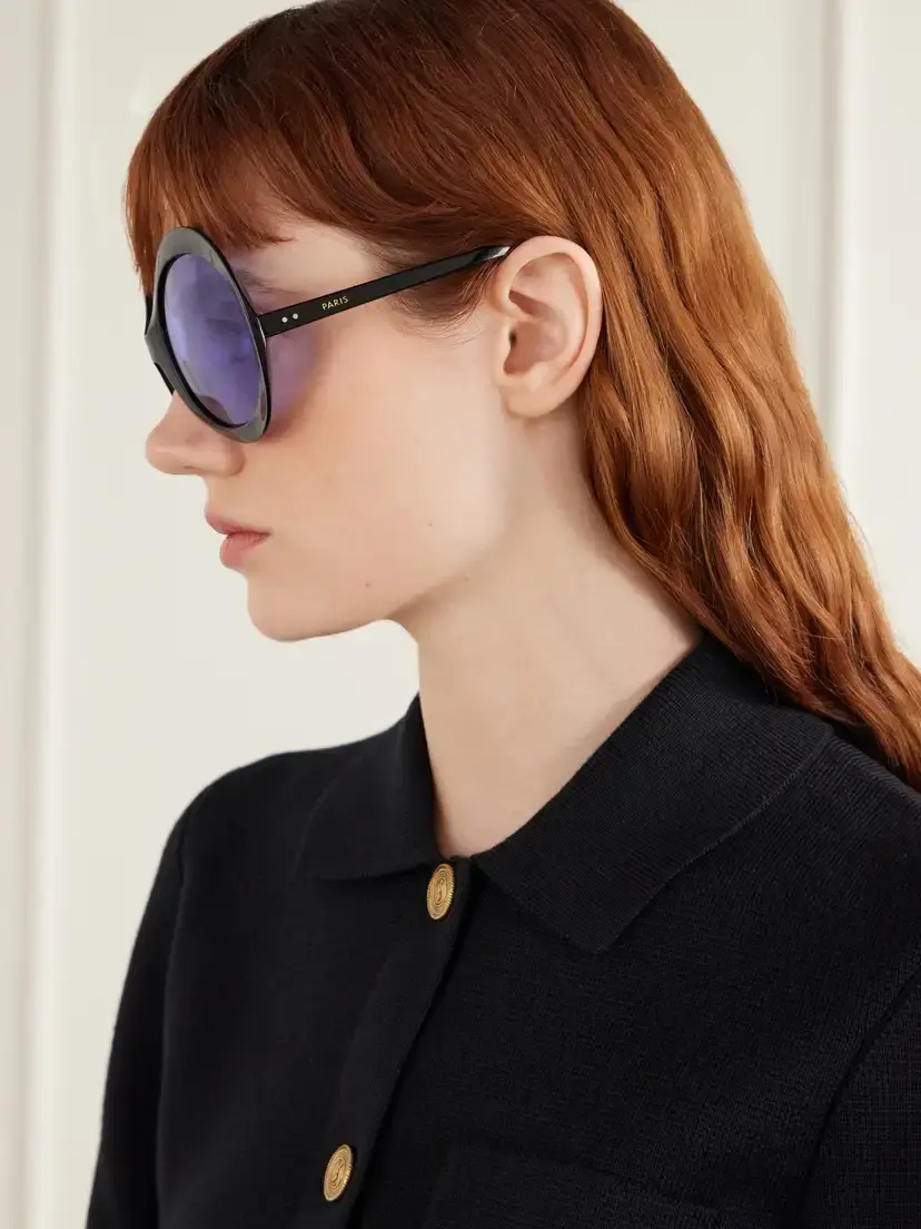 CELINE Eyewear Round-frame Acetate Sunglasses | Thumbnail 5 CELINE Eyewear Round-frame Acetate Sunglasses | Thumbnail 5