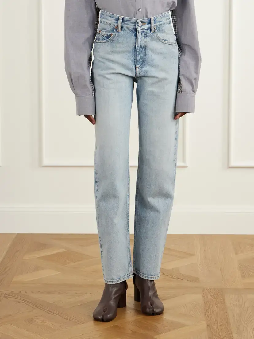 MM6 MAISON MARGIELA Mid-rise Wide-leg Jeans | Thumbnail 3 MM6 MAISON MARGIELA Mid-rise Wide-leg Jeans | Thumbnail 3