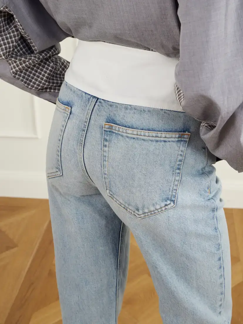 MM6 MAISON MARGIELA Mid-rise Wide-leg Jeans | Thumbnail 5 MM6 MAISON MARGIELA Mid-rise Wide-leg Jeans | Thumbnail 5