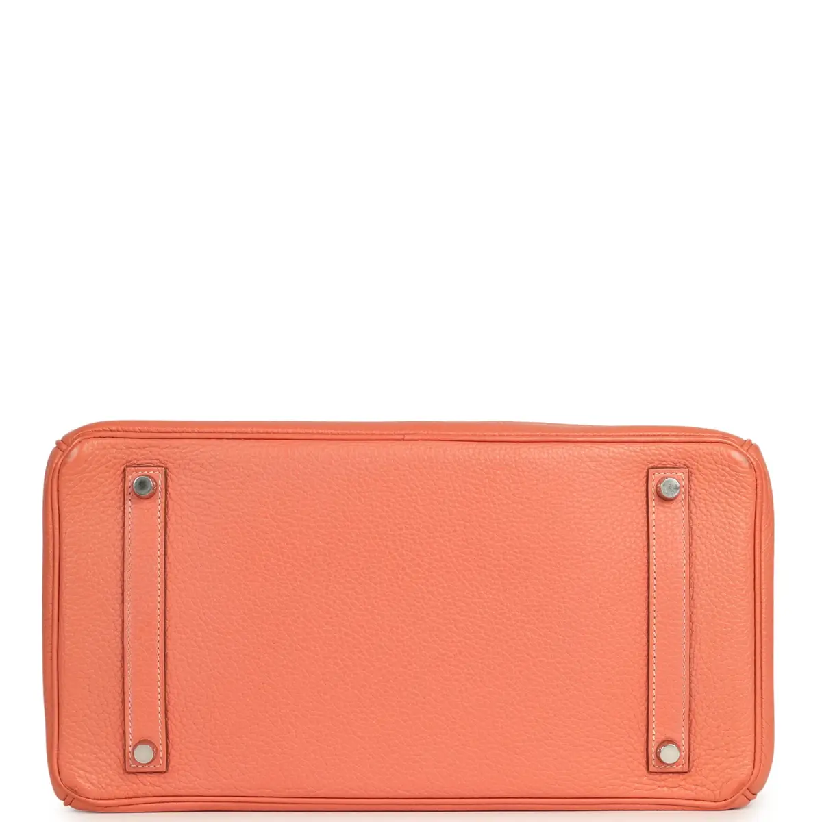 HERMÈS Pre-owned Hermes Birkin 35 Crevette Clemence Palladium Hardware | Thumbnail 6 HERMÈS Pre-owned Hermes Birkin 35 Crevette Clemence Palladium Hardware | Thumbnail 6