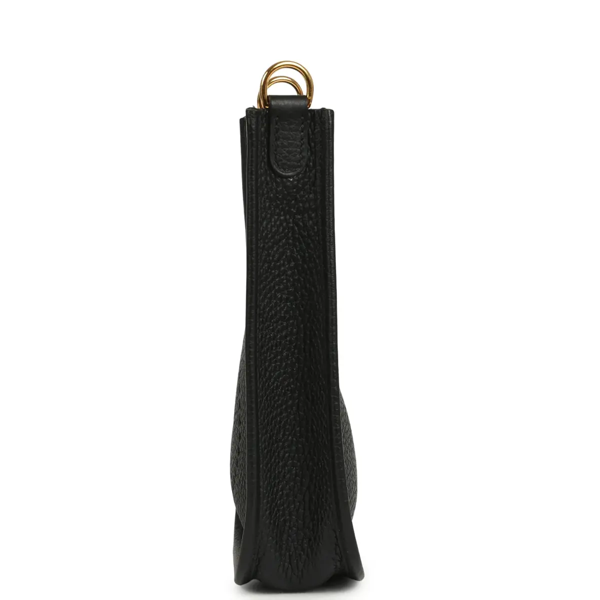 HERMÈS Pre-owned Hermes Evelyne TPM Black Clemence Gold Hardware | Thumbnail 3 HERMÈS Pre-owned Hermes Evelyne TPM Black Clemence Gold Hardware | Thumbnail 3