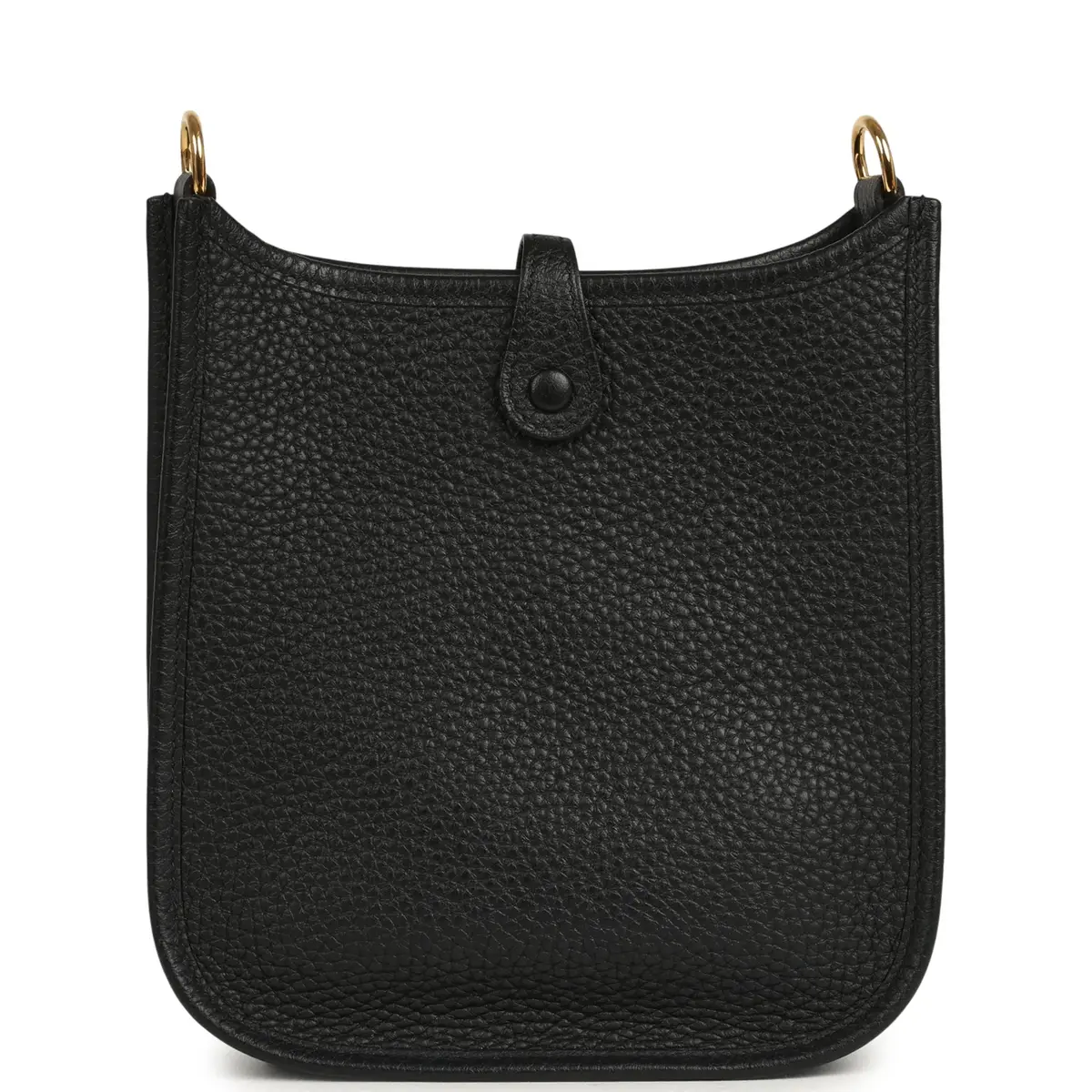 HERMÈS Pre-owned Hermes Evelyne TPM Black Clemence Gold Hardware | Thumbnail 4 HERMÈS Pre-owned Hermes Evelyne TPM Black Clemence Gold Hardware | Thumbnail 4
