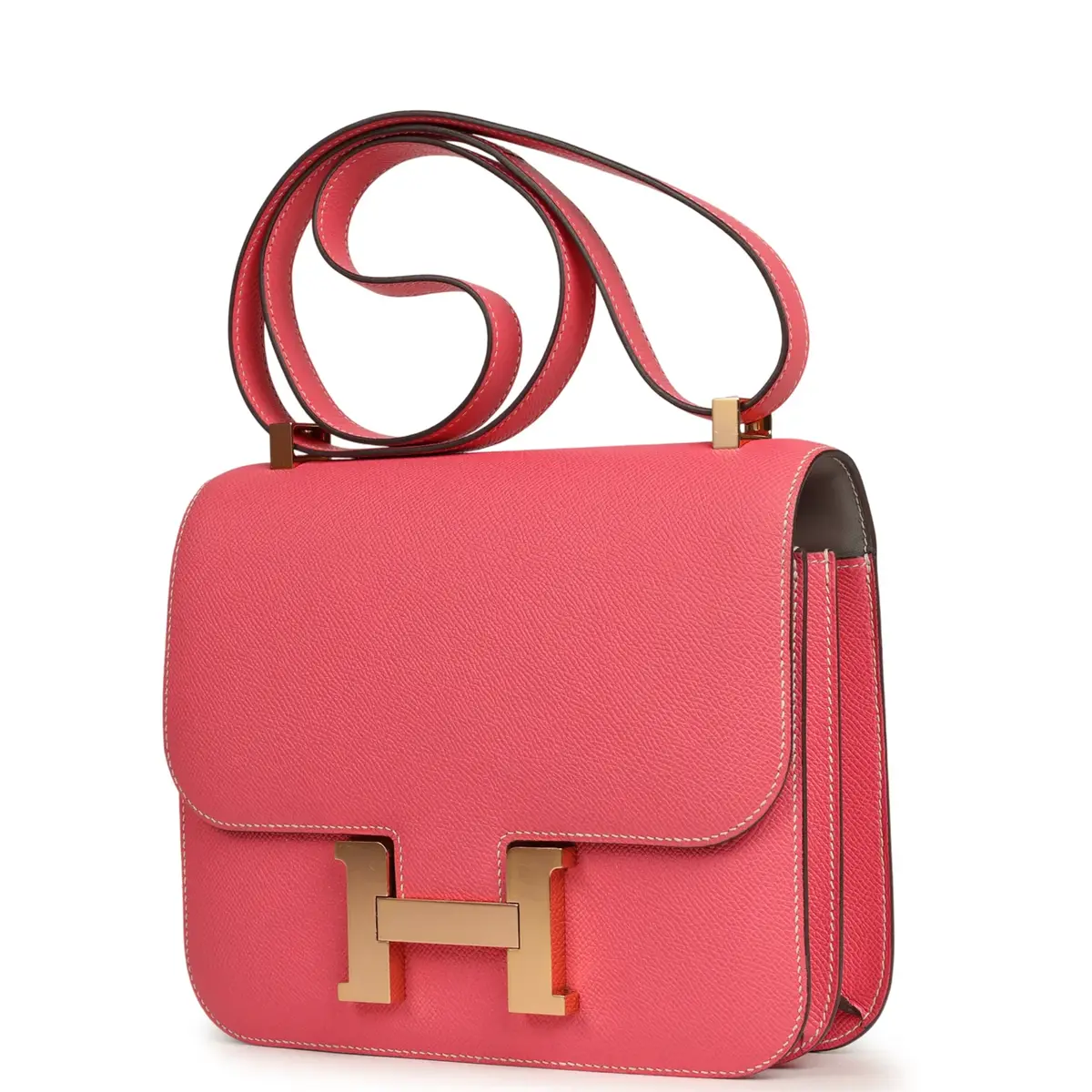 HERMÈS Pre-owned Hermes Special Order (HSS) Constance 24 Rose Azalee Verso Epsom Gold Hardware | Thumbnail 5 HERMÈS Pre-owned Hermes Special Order (HSS) Constance 24 Rose Azalee Verso Epsom Gold Hardware | Thumbnail 5