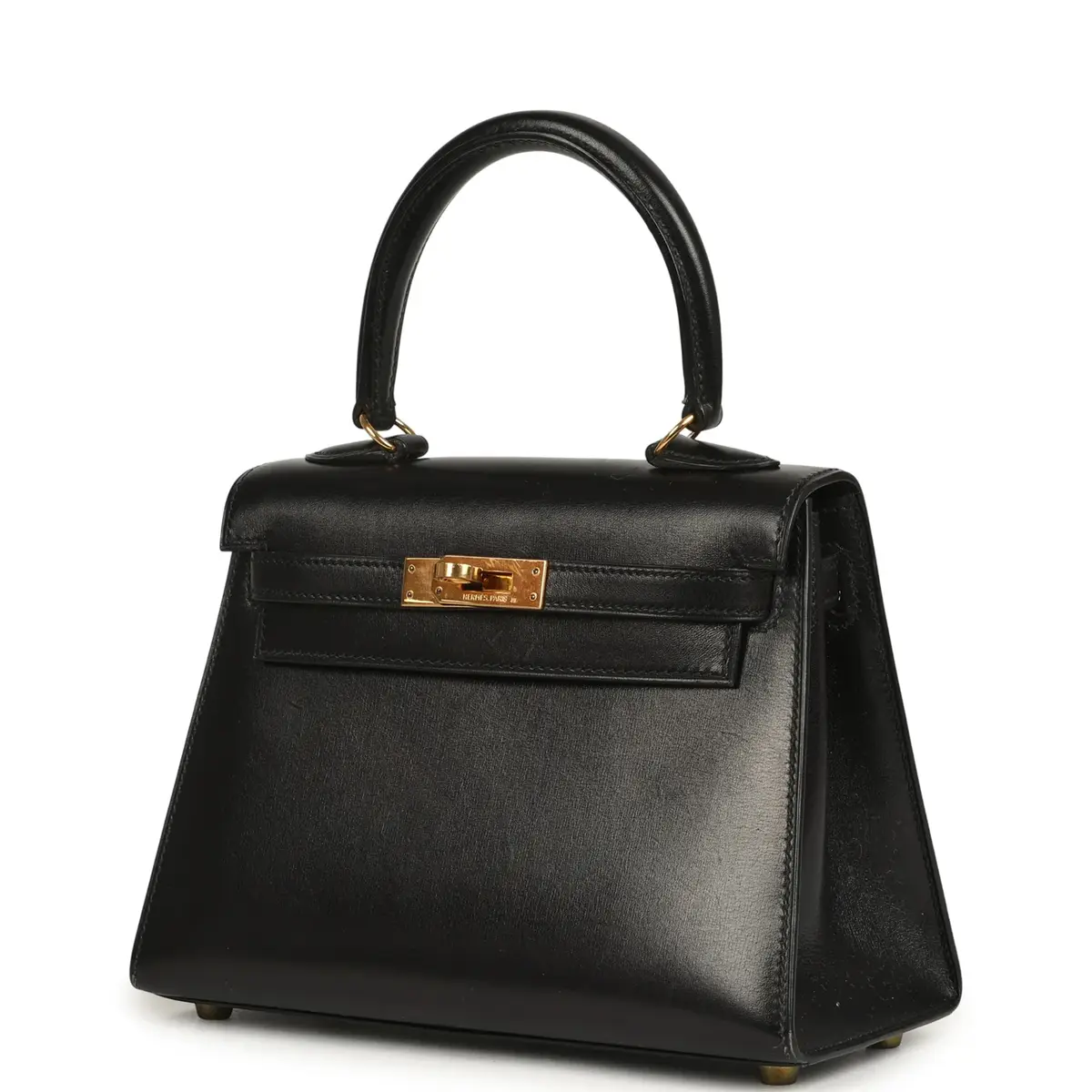 HERMÈS Vintage Hermes Kelly Sellier 20 Black Box Gold Hardware | Thumbnail 5 HERMÈS Vintage Hermes Kelly Sellier 20 Black Box Gold Hardware | Thumbnail 5