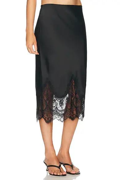 Norma Kamali Bias Half Slip with Lace | Thumbnail 2