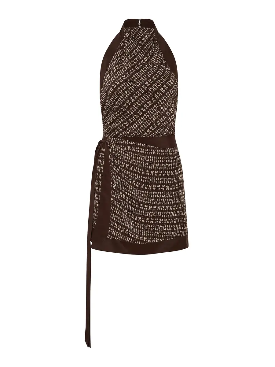 SIR. Astrid Open Back Mini Dress | Image 1 SIR. Astrid Open Back Mini Dress | Image 1
