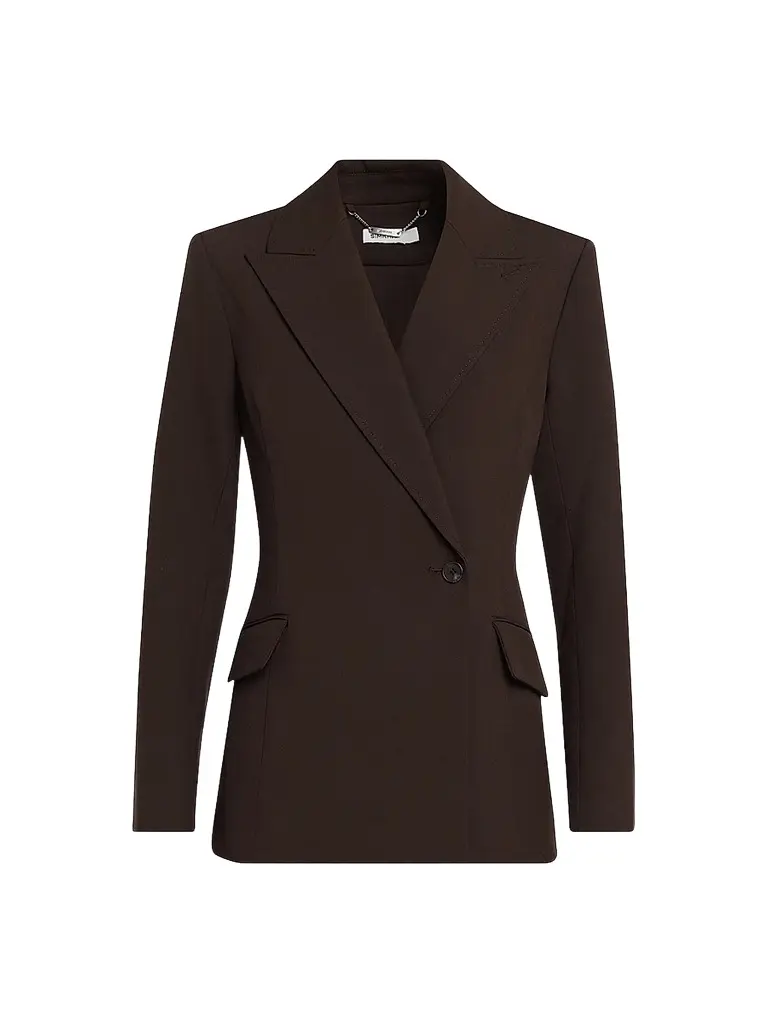 Simkhai Women's Surabhi Hourglass Blazer - Chocolate - Size 00 | Image 1 Simkhai Women's Surabhi Hourglass Blazer - Chocolate - Size 00 | Image 1