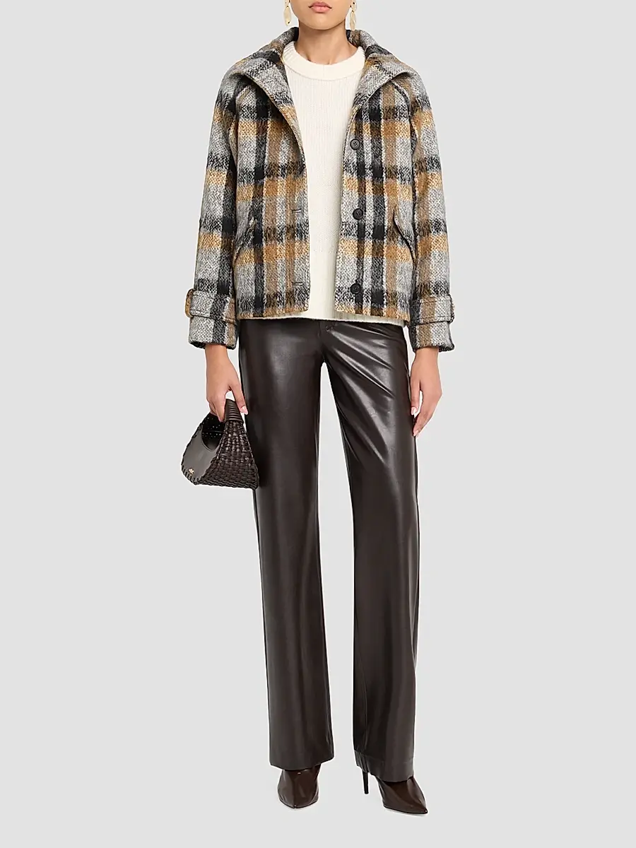 Simkhai Women's Virelle Plaid Jacket | Thumbnail 2 Simkhai Women's Virelle Plaid Jacket | Thumbnail 2
