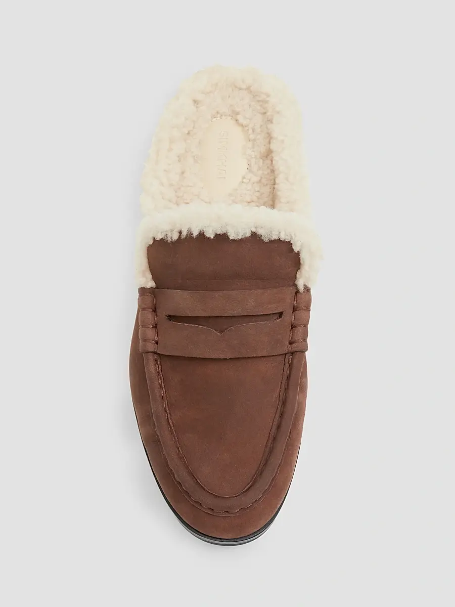 Simkhai Women's Dean Shearling-Lined Loafer Mules | Thumbnail 3 Simkhai Women's Dean Shearling-Lined Loafer Mules | Thumbnail 3