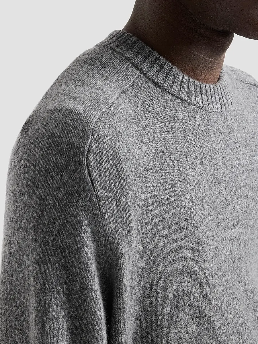 7 For All Mankind Men's Cotton-Wool-Nylon Crewneck Sweater | Thumbnail 6 7 For All Mankind Men's Cotton-Wool-Nylon Crewneck Sweater | Thumbnail 6