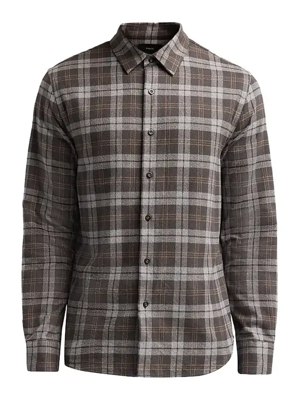Men's Tom Plaid Cotton Shirt Men's Tom Plaid Cotton Shirt