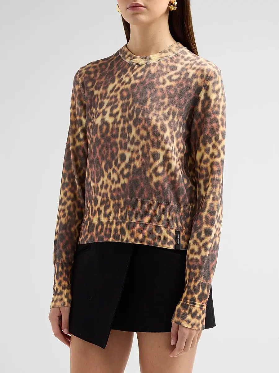 Marc Jacobs Women's Leopard Print Sweater | Thumbnail 4 Marc Jacobs Women's Leopard Print Sweater | Thumbnail 4