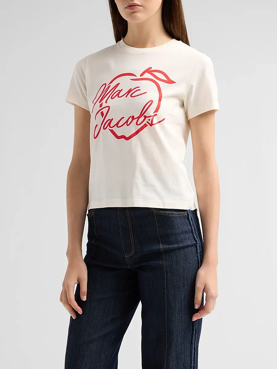 Marc Jacobs Women's Apple Logo Femme T-Shirt | Thumbnail 4 Marc Jacobs Women's Apple Logo Femme T-Shirt | Thumbnail 4