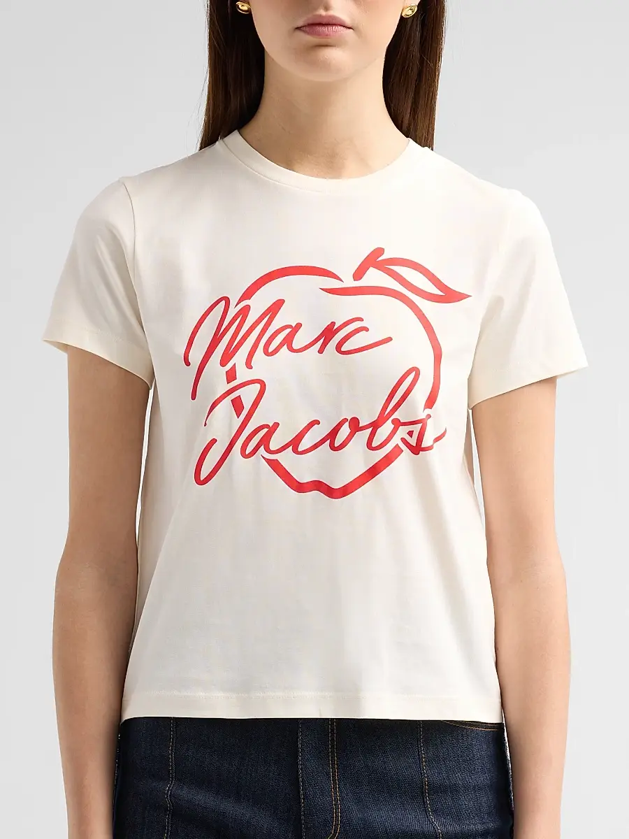 Marc Jacobs Women's Apple Logo Femme T-Shirt | Thumbnail 5 Marc Jacobs Women's Apple Logo Femme T-Shirt | Thumbnail 5