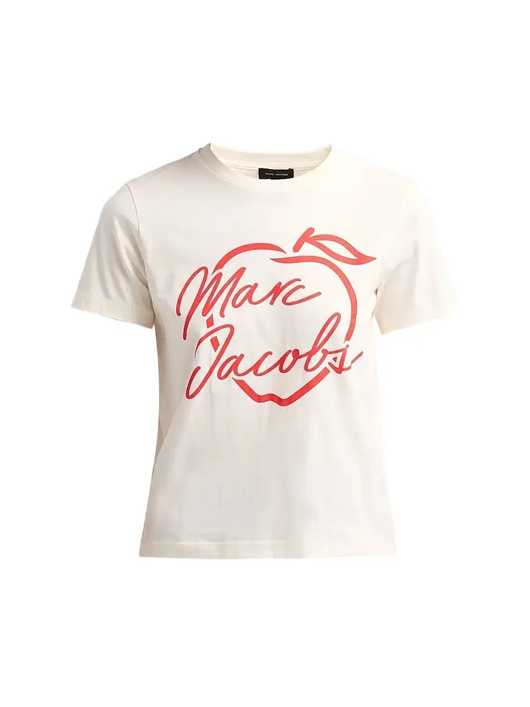 Marc Jacobs Women's Apple Logo Femme T-Shirt - | Image 1 Marc Jacobs Women's Apple Logo Femme T-Shirt - | Image 1