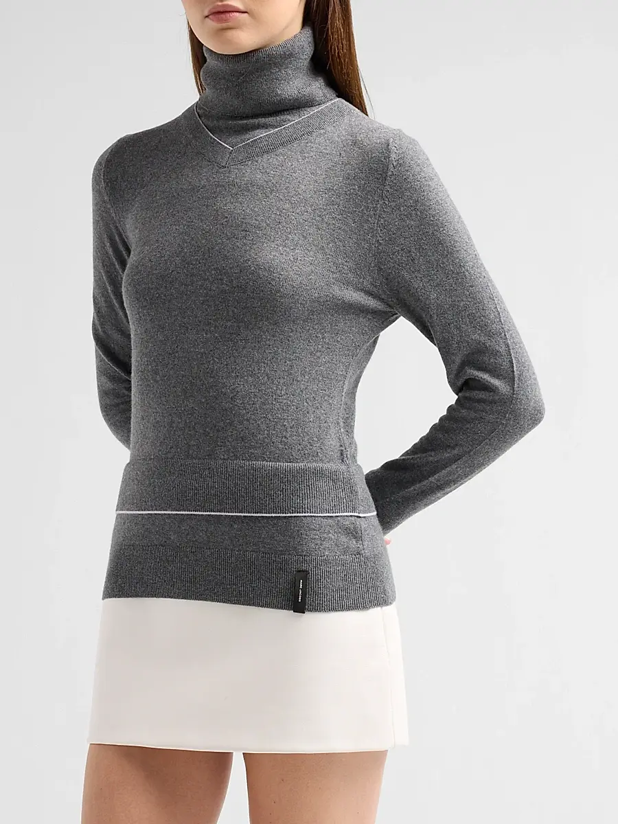 Marc Jacobs Women's Layered Turtleneck Sweater | Thumbnail 4